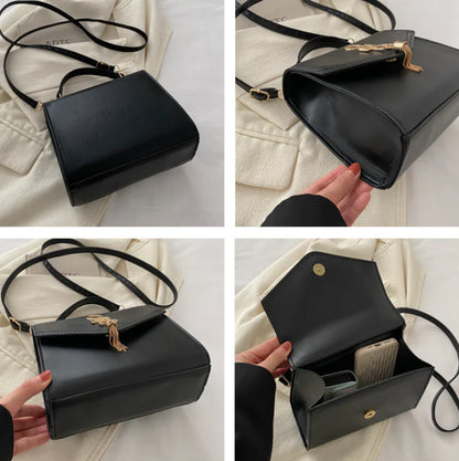 Chic Chain Bag for Women - Trendy Tassel Shoulder Bag